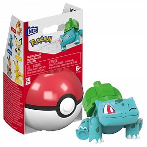MEGA Pokémon Bulbasaur Building Toy Kits with Action Figure (30 Pieces) for Kids