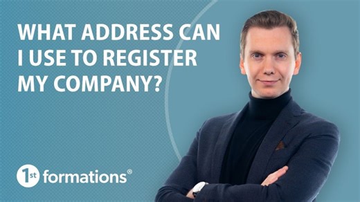 What address can I use to register my company? | 1st Formations