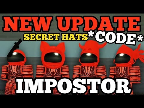 *NEW* IMPOSTOR UPDATE - HATS SECRET *CODES* ROBLOX