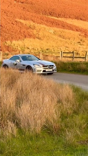 Roaring Mercedes SLK350 #mercedes #slk #sport #trip #tour #explore #wales #car #performance #exhaust