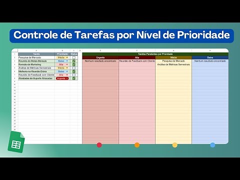 Organizar Tarefas por Prioridade e Status de Conclusão no Planilhas Google – Passo a Passo