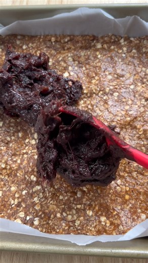 Oatmeal Date Bars Preheat the oven to 350 F and line a 9×9 baking pan with parchment paper. In a large bowl, combine the oats, coconut oil, coconut sugar, flour, cinnamon, and vanilla extract. Pour over the water and using your hands mix well until it resembles a sticky cookie dough. If the mixture seems too dry, add a bit more water. Add half of this mixture into your prepared pan; spread and gently press to evenly cover the base of the pan. Add the filling ingredients to a saucepan and place o