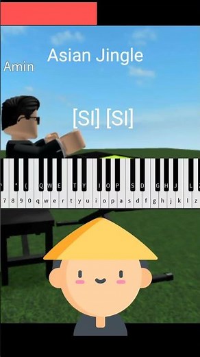 Asian Jingle On Roblox Piano With Sheet