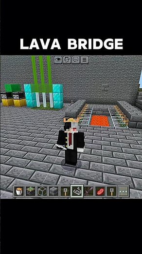 This Minecraft Lava Bridge is INSANE! 😱 (Tutorial)