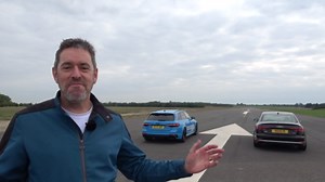 Audi RS4 vs S4 – Stock Drag Race on Runway