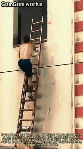 구조용 복식 사다리 운반 및 외벽 진입 훈련 과정 #firefighter #rescue #training #ladder #skills