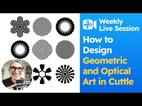 Making Optical and Geometrical Art with Cuttle