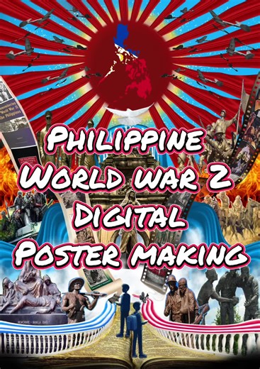 Sining ng Poster para sa Kasaysayan ng Ikalawang Digmaang Pandaigdig