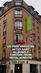 109K views · 1K reactions | An American teenager has been arrested in Paris after her newborn baby was allegedly thrown out of a hotel window and died, prosecutors and French media say. CNN's Saskya Vandoorne reports. https://cnn.it/43e9zCU | CNN International | Facebook