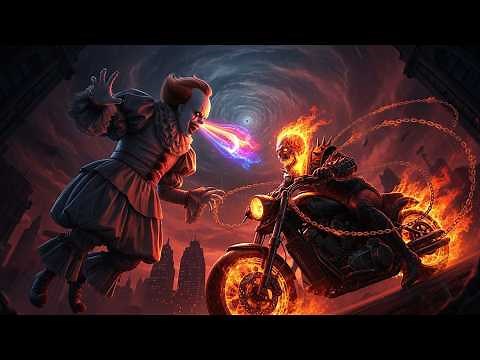 Ghost Rider vs Pennywise: Ultimate Battle of Fear vs Judgment | Marvel Horror Showdown