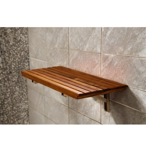 Teak Folding Shower Bench 30” Wide - Etsy