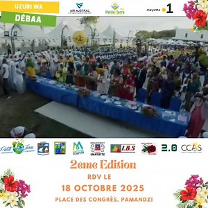 🌺 2 Édition de Uzuri Wa Debaa ✨ Rendez-vous le 18 octobre 2025! Pour un moment unique de partage, de beauté et de culture à ne pas manquer 💃🏽🌸 #UzuriWaDebaa #PetiteTerre #Mayotte | Office de Tourisme de Petite-Terre