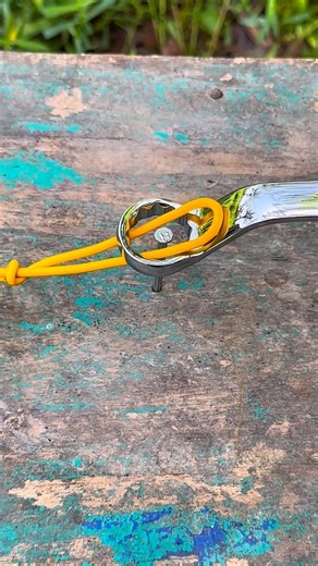 Smart Wrench Rope Trick 🔥 | Easy Knot Hack You Must Try #shorts