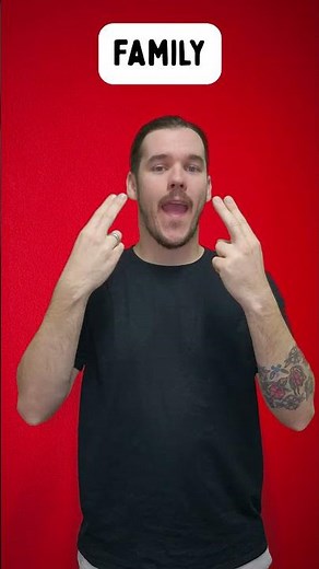 Auslan Sign of the Day - Family #auslan #signlanguage #education #communication #australia