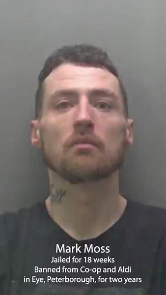 Watch the moment Mark Moss, 36, brazenly stole from a shop right in front of staff! He appeared at Huntingdon Magistrates’ Court last week and was sentenced to 18 weeks in prison after admitting two shoplifting offences and two breaches of his Criminal Behaviour Order (CBO). Moss was made subject of the two-year CBO in January, which bans him from entering the Co-op in Eye High Street and Aldi in One Retail Park. You can read more about it on our website 👉 https://orlo.uk/POKfb | Policing Peter