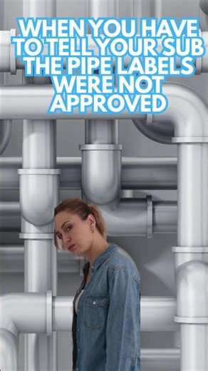 Construction Pipe Labels are important get them submitted and approved early!