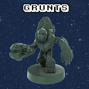 Grunt Alien Miniatures 1:48 Scale Miniatures for Flashpoint and Tabletop- Galactic Armory - Sci-fi Wargaming Figures - Etsy
