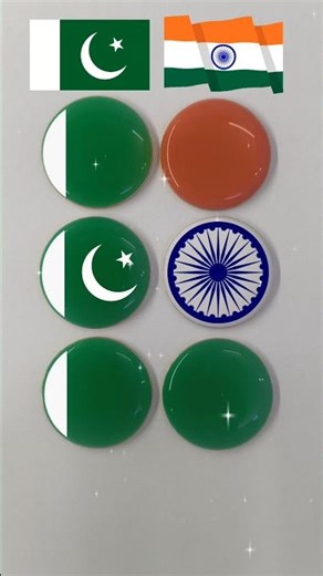 india 🇮🇳 vs pakistan 🇵🇰 flag on coin | amazing coin art #shorts