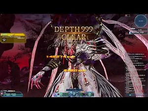 【PSO2】領域調査：異世界の残滓 depth 999 Lu 1:35 オメガ・マスカレーダ(Omega Masquerade)