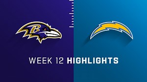 Ravens vs. Chargers highlights | Week 12