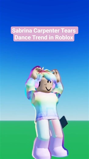 Sabrina Carpenter tears trend in Roblox! #sabrinacarpenter #tears #trend #trendingshorts #roblox