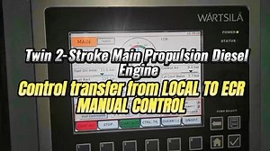 1.2K views · 11 reactions | main engine control position transfer from LOCAL MODE to ECR MANUAL CONTROL MODE | Master Engineer Fix | Facebook