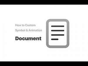 5-Minute Tutorial on Customizing SF Symbols - Document
