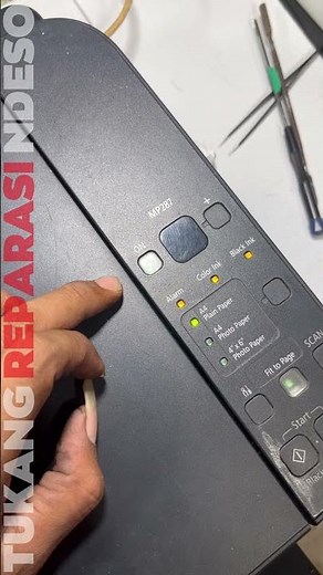 Repair Printer Canon MP287 Error P10 (B200) #shorts #printer #canonprinter #serviceprinter #canon