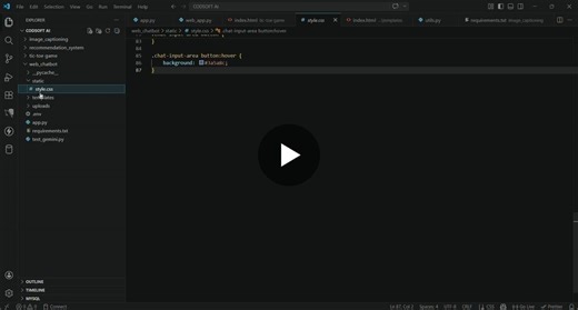 #codsoft #webdevelopment #python #flask #chatbot #voiceassistant #geminiai #ai #machinelearning #internship #learningjourney | Priyadharshini B
