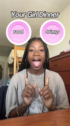 Eating whatever I get for girl dinner #girldinner