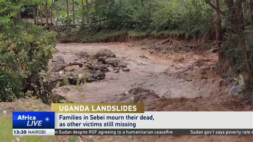 Uganda rescue operations continue after fatal landslides Search operations are still underway in Uganda’s Sebei Hills following a deadly landslide in early November that buried more than 20 people. Heavy rains have slowed down the efforts, but the Uganda Red Cross, military and police personnel continue to search for those still missing. | CGTN Africa