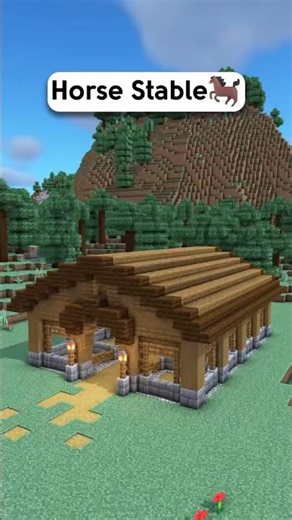 Best Minecraft Horse Stable Build! 🐴