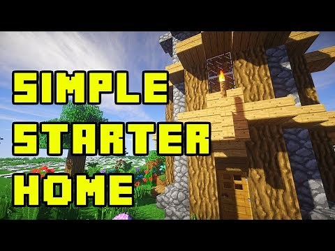Minecraft: Easy/Simple Starter Survival House/Base/Home Build Tutorial Xbox/PE/PS3/PC