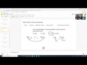 GED Math in Review Fractions and Decimals