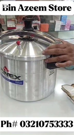 Fast Cooking Pressure Cooker with Safety Lock #ecommerce