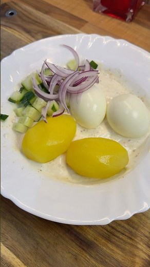 Cremiger Kartoffelsalat mit Honig-Senf-Dressing 🥔✨