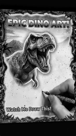 Bringing a Dinosaur to Life | Sketch Art #DinosaurSketch #DinosaurDrawing #DinosaurArt #SketchArt