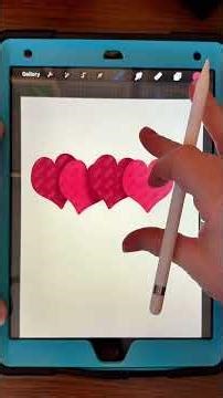 Procreate Tutorial: Valentine Heart T-Shirt Design + Color Mockups