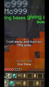 Guy steals my sniffer egg and I turn on TPa auto #donutsmp #mc #minecraft ecraft