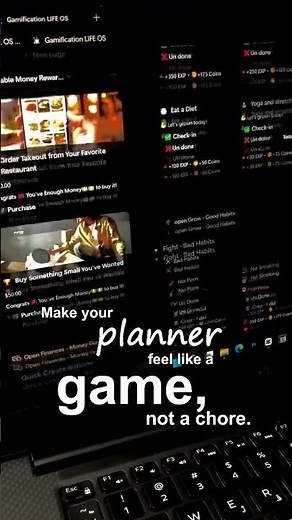 Notion Template: Transform Your Life Into an Addictive RPG Game!