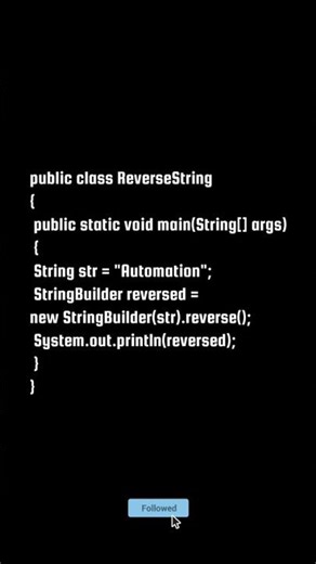Reverse A String #interview #questions #logicbuilding #programming #java