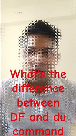 what's the difference between DF and du command in Linux #linux #linuxinterviewquestions #DSL