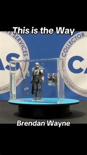 Another CAS recently graded item - this 2020 Star Wars Hasbro TVC Loose Mandalorian #181 was produced for the Mandalorian himself Brendan Wayne. In addition to playing the man in the armor, Brendan has had roles in Shield, Sons of Anarchy, the Mentalist a d Cowboys and Aliens to name a just a few. Today’s question - would your bring them in warm or bring them in cold? Today is the last day to enter to to win our Monthly Graded Giveaway and you can win one of two 2024 Uncirculated Limited Edition