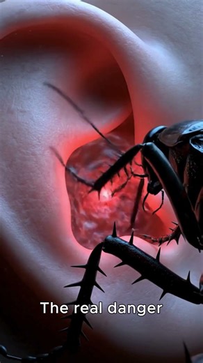 What Happens if a Bug Gets Stuck in Your Ear? 🪳 #shorts