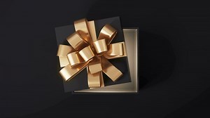 Opening gift box, festivals and celebrations, 3d rendering.