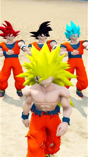 ALL GOKU FORMS vs JUJUTSU KAISEN - TEAM BATTLE #shorts