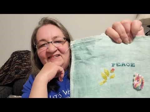 Flosstube 145: Peace, Love, Cross Stitch and Kitten Shenanigans