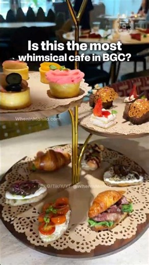 Whimsical Cafe in BGC Featuring a Stunning Showroom, Art Gallery, and Premium Afternoon Tea! ✨