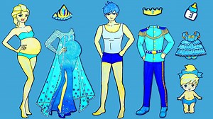 PAPER DOLLS FAMILY DRESS UP DRESSES FOR PRINCESS MOTHER DAUGHTER & FATHER CASTLE DOLLHOUSE | WOA Paper Dolls