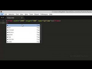 Cara Menggunakan Link Target iFrame di HTML